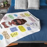 Personalizado Tus límites son importantes y merecen ser respetados Tienes derecho a decir no Manta Autoaliento Skin Friendly