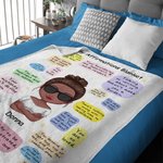 Personalizado Tus límites son importantes y merecen ser respetados Tienes derecho a decir no Manta Autoaliento Skin Friendly