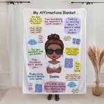 Personalizado Tus límites son importantes y merecen ser respetados Tienes derecho a decir no Manta Autoaliento Skin Friendly