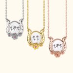 Personalized Brass Horseshoe Birth Flower Necklace Anniversary Gift Birthday Gift Mother's Day Gift Valentine's Day Gift for Girlfriend Mother Woman