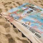 Personalized Beach Girl We Are Sage And Hood And Wish A Mufuka Would Soft Absorption And Quick Drying Water Beach Towel Friendship Gifts