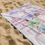 Gepersonaliseerde We're Not Sugar and Spice en Alles Lekker Superzacht en Absorberend Strandlaken Cadeau voor BBF Vriendin Zus