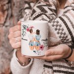 Personalised Soul Sister Not Sisters By Blood But Sisters By Heart White Ceramic Mug Friendship Gift for Bestie Home Decoration