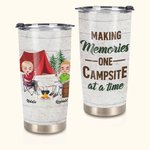 Personalisierte Making Memories Together Camping Paar 20oz Becher für heiße und kalte Getränke Besonderes Geschenk für Verliebte Paar
