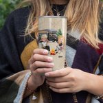 Gepersonaliseerde Man en Vrouw Maken Samen Herinneringen Camping 20oz Tumbler Verjaardagscadeau Verjaardagscadeau voor Dagelijks Gebruik