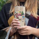 Personalized Life Is Better When You are Camping with Your Partners Couple Drink 20oz Tumbler for Hot and Cold Drinks Special Gift for Family Lover