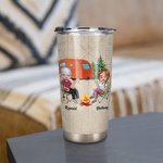 Personalized Couple Apparently We Are Trouble Who Knew 20oz Tumbler Birthday Gift  Valentine's Day Present Anniversary Gift for Family Daily Use