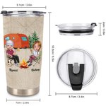 Personalized Couple Apparently We Are Trouble Who Knew 20oz Tumbler Birthday Gift  Valentine's Day Present Anniversary Gift for Family Daily Use