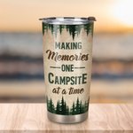 Gepersonaliseerde paar samen herinneringen maken Camping at a Time 20oz Tumbler Verjaardagscadeau Cadeau Verjaardagscadeau voor familie dagelijks gebr