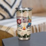 Personalized Making Memories Together Couple Wife and Husband 20oz Tumbler Birthday Daily Use Valentine's Day Present Anniversary Gift for Lovers