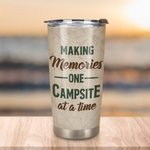 Gepersonaliseerde Man en Vrouw Maken Samen Herinneringen Camping 20oz Tumbler Verjaardagscadeau Verjaardagscadeau voor Dagelijks Gebruik
