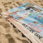 Personalized Girls Trip Here Is To Another Year Of Bonding Over Alcohol Beach Towel Quick Drying for Travel Swim Yoga Friendship Gift Birthday Gift