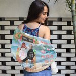 Personalizzato Partners In Crime Just Remember If We Get Caught I Am Deaf And You Do Not Speak English Asciugamano da spiaggia morbido e assorbente Regalo per i migliori amici