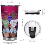 Personalizzato Are We Drunk Bar Celebrate Friendship Party 20oz Tumbler Regalo di compleanno Regalo Bestie