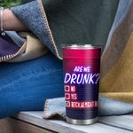 Personalizzato Are We Drunk Bar Celebrate Friendship Party 20oz Tumbler Regalo di compleanno Regalo Bestie