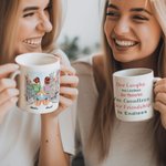 Personalised Our Laughs Are Limitless Our Memories Are Countless White Ceramic Mug Birthday Friendship Gift for Bestie Dishwasher and Microwave Safe