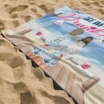 Personalized Summer Beach Girl Trip Are We Drunk Pool Swimming Shower Camping Beach Towel Quick Drying Soft Friendship Gift