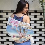 Personalized Summer Girls Trip I Love You To The Beach And Back Beach Towel Birthday Gift Water Absorption Quick Drying