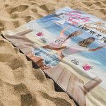 Personalized Summer Girls Trip I Love You To The Beach And Back Beach Towel Birthday Gift Water Absorption Quick Drying