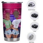 Personalizzato Are We Drunk Bar Celebrate Friendship Party 20oz Tumbler Regalo di compleanno Regalo Bestie