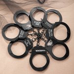 Personalized Double-Lock Sex Handcuffs with Photo or Text  for Men Couple Erotic Accessories Valentine's Day Christmas Anniversary Gift