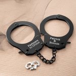 Personalized Double-Lock Sex Handcuffs with Photo or Text  for Men Couple Erotic Accessories Valentine's Day Christmas Anniversary Gift