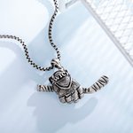 Ciondolo personalizzato del guanto da hockey Collana di hockey su ghiaccio Regalo per gli amanti dello sport Giocatore di hockey