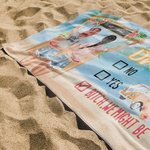 Personalized Beach Girl Fashion Girl Are We Drunk Beach Towel Soul Soft Sand Resistant Sister Gift Friendship Gift Easy To Store And Carry