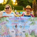 Spersonalizowany ręcznik plażowy Summer Tours Soul Sisters Nie siostry z krwi, ale siostry z serca Miękki i chłonny prezent dla najlepszych przyjaciół