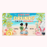 Spersonalizowany Ręcznik Plażowy Letnia Dziewczyna Hipisowski Autobus Czy Jesteśmy Pijani Ręcznik Plażowy Odporny na Piasek Szybkoschnący Prezent Urodzinowy Prezent dla Siostry Duszy