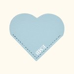 Marcapáginas de cuero personalizado con la inicial de un corazón Marcapáginas de esquina Marcapáginas de esquina con la inicial de un libro Amante de 