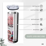 Personalizzato To My Besties I Love You Love Tree Straight Skinny Tumbler Regalo per gli amici