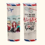 Personalized To My Besties I Love You Straight Skinny Tumbler Gift for Sister