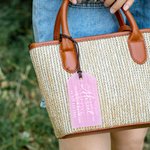 Personalisierte Gepäckanhänger Taschenanhänger Gravierte Hochzeitsgutscheine für Reisen und Urlaub Business