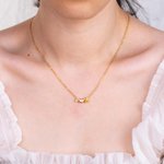 Personalizada Número Collar Insignia Deportes Número Collar Dainty Sterling Silver Copper Collar Joyería Regalo para Mujeres Novia Madre