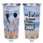 Henkilökohtainen Olemme Sister By Heart Tytöt matka luonnon maisema 20oz Tumbler Bestie lahja kuumille ja kylmille juomille