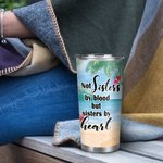 Personlig Seaside Semesterresa Med Min Syster I Hjärtat 20oz Tumbler Present till Vän Daglig Användning