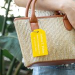 Personalisierte Gepäckanhänger Taschenanhänger Gravierte Hochzeitsgutscheine für Reisen und Urlaub Business