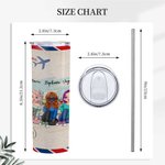 Henkilökohtainen elämä on parempaa Besties Air Mail Travel kanssa sisaret Straight Skinny Tumbler lahja Sisko