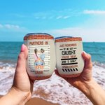 Gepersonaliseerde Partners In Crime Best Friend Crazy Bestie Wine Tumbler Gift voor beste vriend(in)