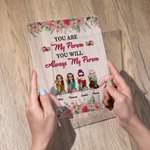 Personalized You Are My Person You Are Always be My Person Acrylic Plaque Friendship Gift for Best Friend Sisters