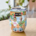 Henkilökohtainen Olemme Sage ja Hood ja toivoo Mufuka olisi Viini Tumbler Sielu Sisko lahja Sopii kuumille ja kylmille nesteille