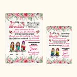 Henkilökohtainen minun Bestie Kiitos Akryyli Plaque Ystävyys BBF Kiitos Home koristelu