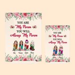 Personalized You Are My Person You Are Always be My Person Acrylic Plaque Friendship Gift for Best Friend Sisters