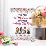 Personalized You Are My Person You Are Always be My Person Acrylic Plaque Friendship Gift for Best Friend Sisters