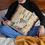 Henkilökohtainen Life Is Better When You're Camping Throw Pillow Cover Syntymäpäivä Anniversary Gift for Camping Couple Home Decoration