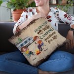 Henkilökohtainen aviomies ja vaimo Camping Partners for Life heittää tyynyn kansi lahja Camping pari huoneen sisustus