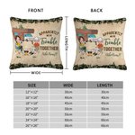 Henkilökohtainen Ilmeisesti olemme ongelmia yhdessä Kuka tiesi heittää tyynyn kansi syntymäpäivälahja leirintäalueelle pari kodin sisustus