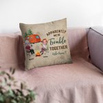 Henkilökohtainen Ilmeisesti olemme ongelmia yhdessä Kuka tiesi heittää tyynyn kansi syntymäpäivä vuosipäivä lahja leirintäalueelle pari kodin sisustus