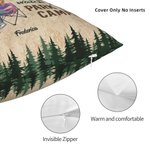 Personalisierte Let's Sit By The Campfire And Watch People Park Their Campers Throw Pillow Cover Gift for Camping Couple Home Decoration